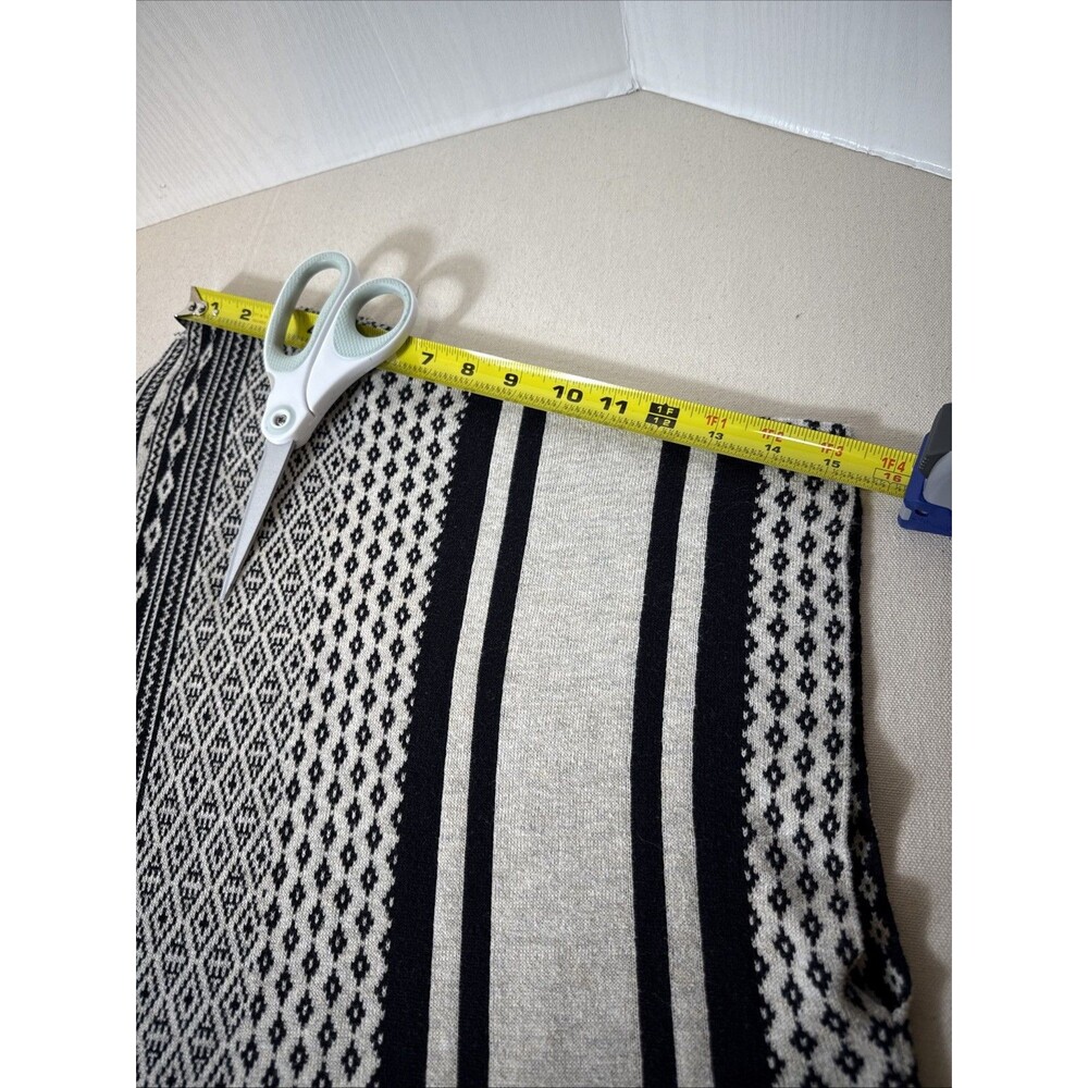 St John’s Bay Aztec 1x Open Sweater Duster Cardigan Boho Western Cowgirl - Picture 13 of 14